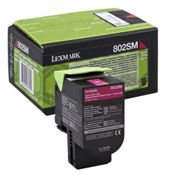 Toner Lexmark 80C2SM0 purpurový