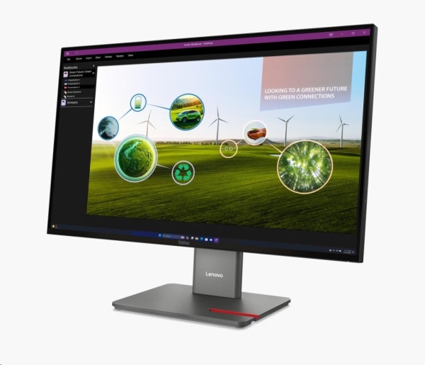 LENOVO LCD ThinkVision P27q-40- 27",IPS,mat,16:9,2560x1440,178/178,4/6ms,350cd/m2,1500:1,CAM,DP,HDMI,PIVOT,VESA,3Y