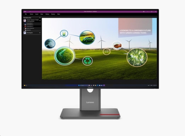 LENOVO LCD ThinkVision P27q-40- 27",IPS,mat,16:9,2560x1440,178/178,4/6ms,350cd/m2,1500:1,CAM,DP,HDMI,PIVOT,VESA,3Y