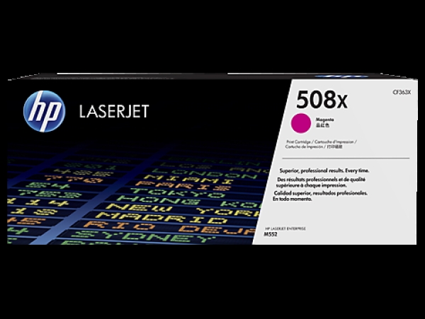 Toner HP č.508X CF363X purpurový