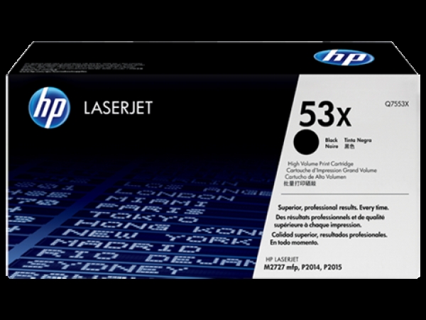 HP 53X (Q7553X), černý originální toner do tiskárny HP