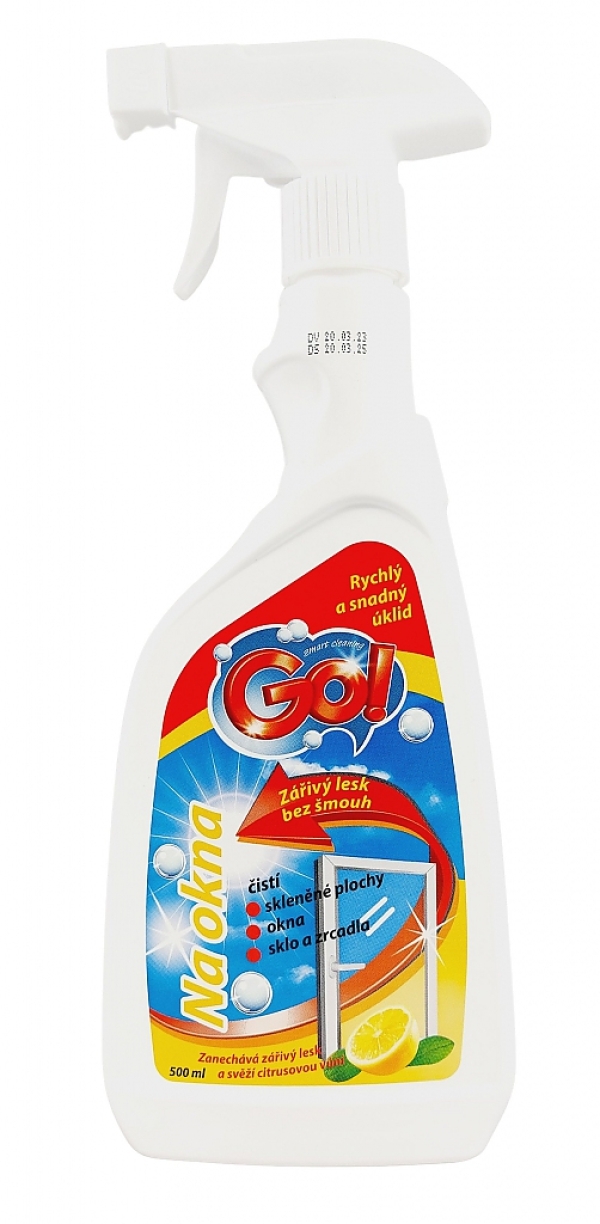 GO! NA OKNA s rozprašovačem s vůní citrusů 500ml