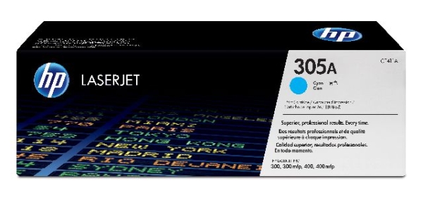 Toner HP č.305A CE411A azurový