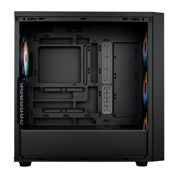Cooler Master case MasterBox 600, bez zdroje, 3x 140mm ARGB Fan, 1x 120mm ARGB Fan, černá