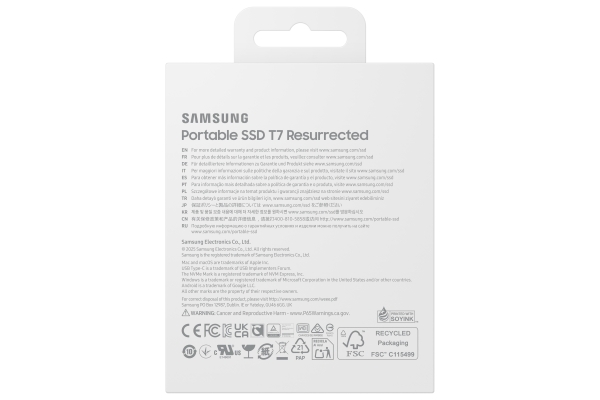 Samsung Externí SSD disk T7 Ressurected - 1TB