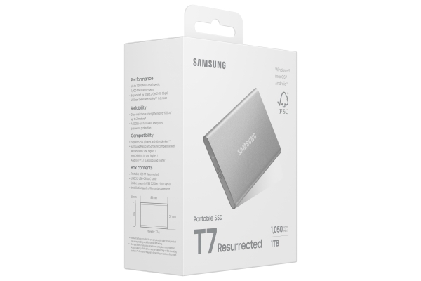 Samsung Externí SSD disk T7 Ressurected - 1TB