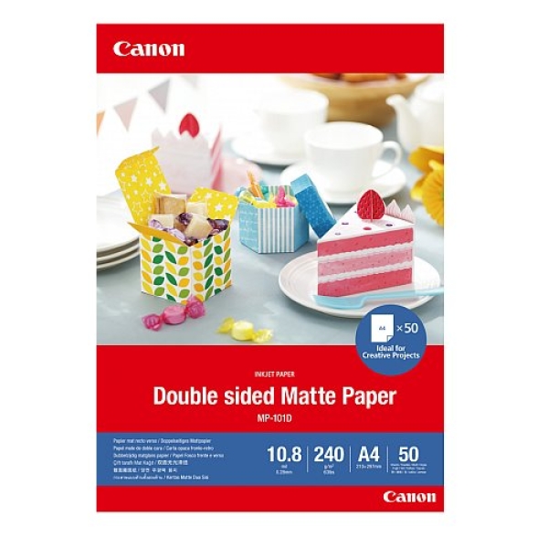 Canon  PAPÍR DOUBLE MATTE PHOTO PAPER(MP-101D) MP-101D A4 50