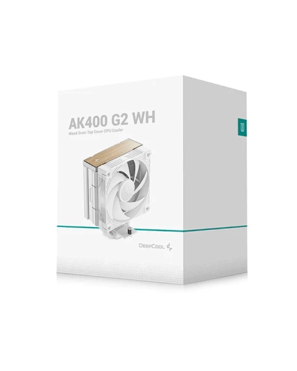 DEEPCOOL CPU Chladič AK400 G2 WH, 1x120, LGA1851, AM5, bílá