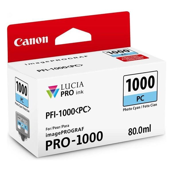 Náplň Canon PFI-1000PC foto azurová