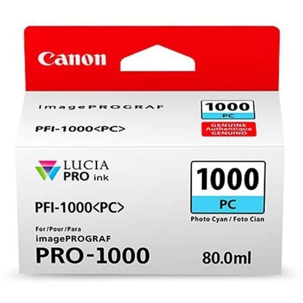 Náplň Canon PFI-1000PC foto azurová