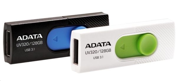 FlashDisk 128GB ADATA UV320 black USB 3.1 (AUV320-128G-RWHGN)
