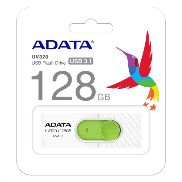 FlashDisk 128GB ADATA UV320 black USB 3.1 (AUV320-128G-RWHGN)