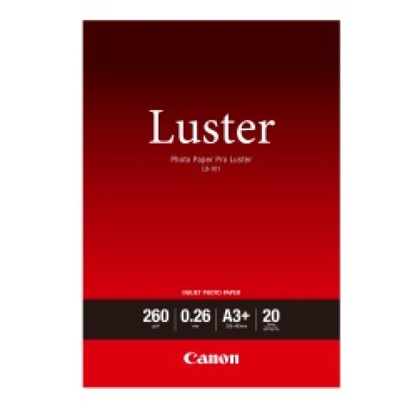 Canon Photo Paper Pro Luster LU-101 - Třpytivý - 260 mikronů - A2 (420 x 594 mm) - 260 g/m2 - 25 listy fotografický papír