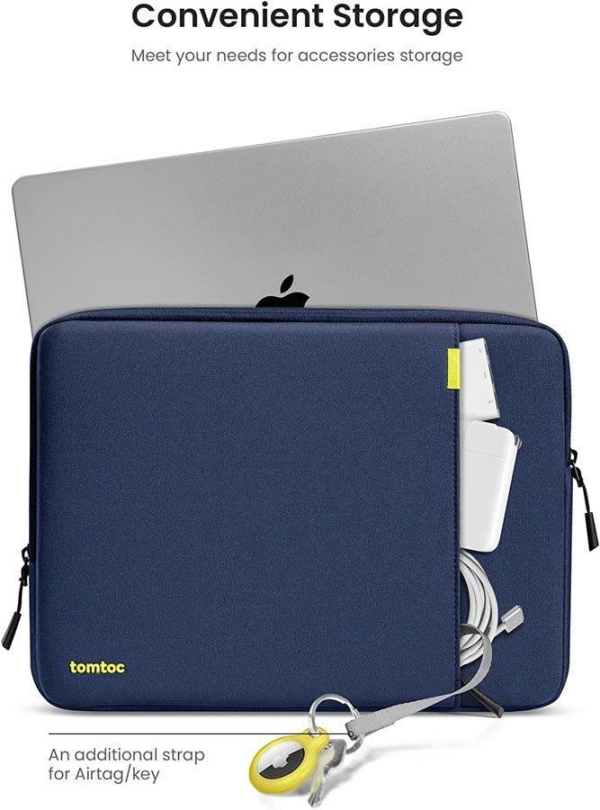 tomtoc Sleeve Kit - 14" MacBook Pro / Air, námořní modrá