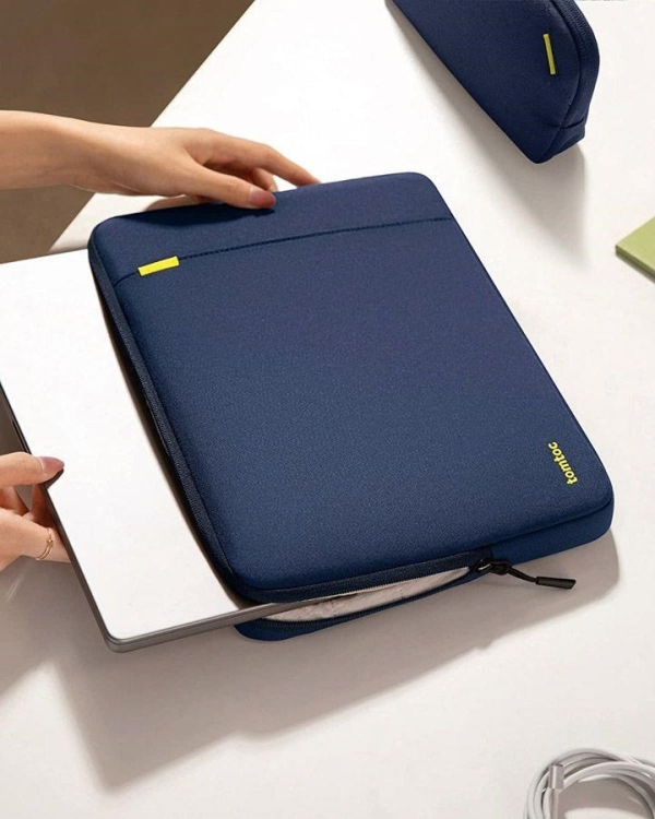 tomtoc Sleeve Kit - 14" MacBook Pro / Air, námořní modrá