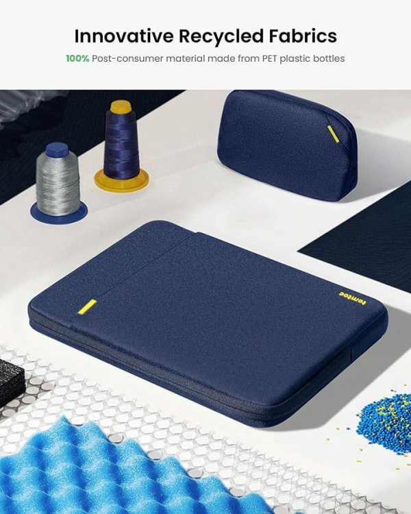 tomtoc Sleeve Kit - 14" MacBook Pro / Air, námořní modrá