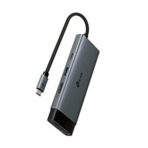 TP-Link UH7021C USB-C hub 7v1 (3x USB3.2Gen1,1xUSB-C3.2Gen1, 1xHDMI, 1xSD, 1xmicroSD, PD 100W)