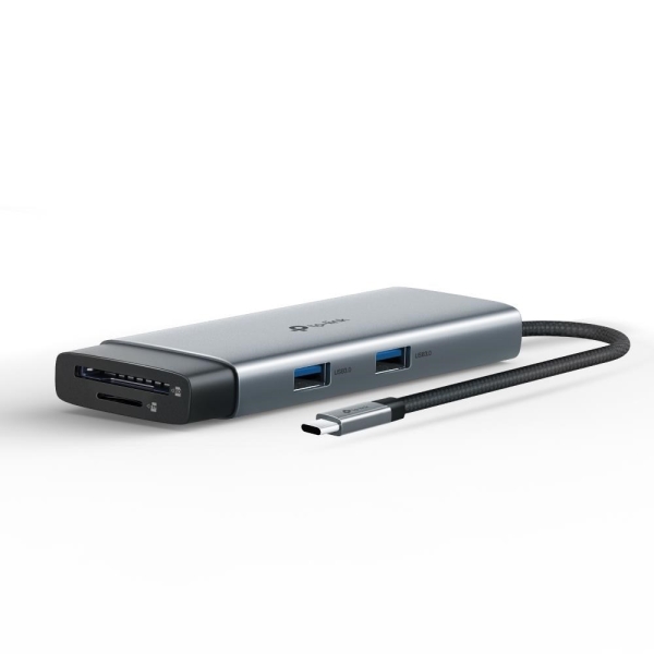 TP-Link UH7021C USB-C hub 7v1 (3x USB3.2Gen1,1xUSB-C3.2Gen1, 1xHDMI, 1xSD, 1xmicroSD, PD 100W)