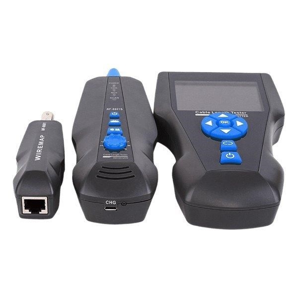 LAN Cable Tester TLCD8601S s LCD, koax, Cat3/Cat5E/Cat6/Cat7, UTP/STP, USB, PoE, ping, sonda, protismyčka