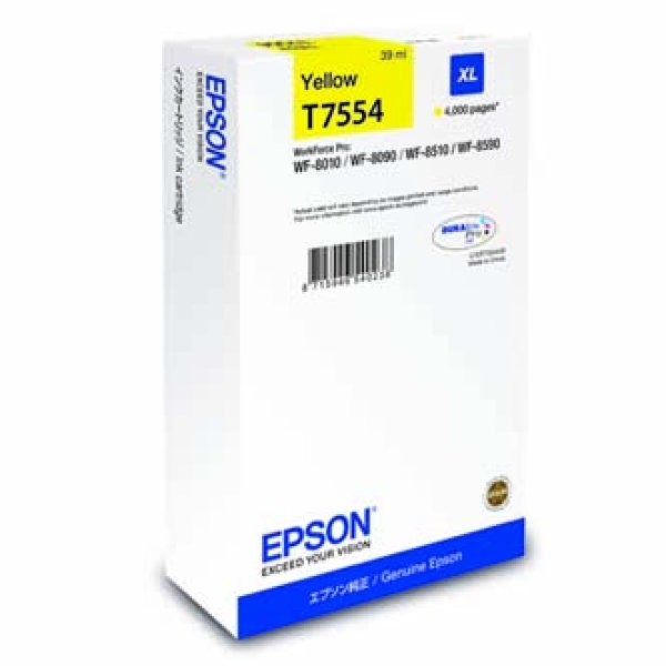 Náplň Epson C13T755440 (XL) žlutá(4 00 stran)