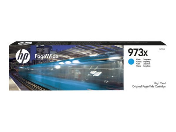 Náplň HP č.973X, F6T81AE azurová