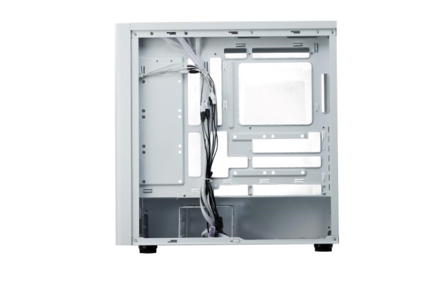 Cooler Master case Elite 502 White, Průhledná bočnice, ATX, 3x 120mm ARGB Fan, bílá