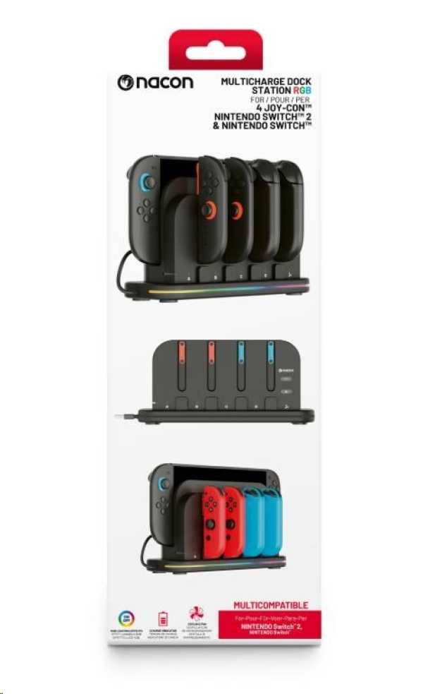 Nacon Nabíjecí dokovací stanice SWITCHNEWDOCK+JC