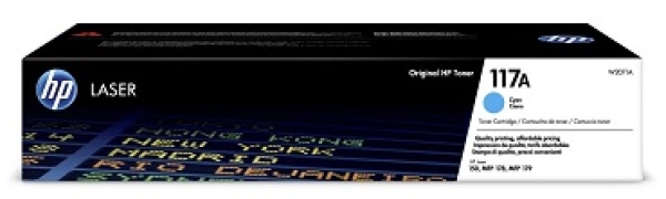 HP 117A (W2071A), azurový originální toner pro tiskárny HP