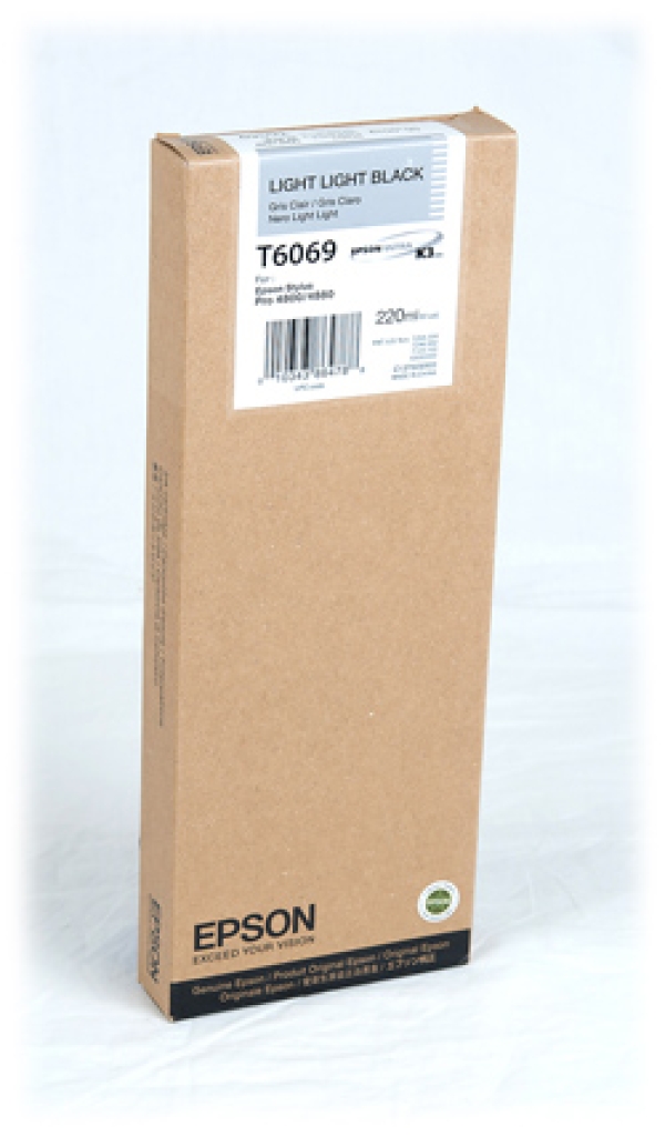 Epson T6069 - 220 ml - světle světle černá - originální - inkoustová cartridge - pro Stylus Pro 4800, Pro 4880, Pro 4880 AGFA