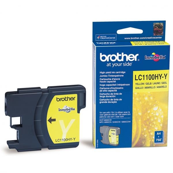 Náplň Brother LC-1100HYY žlutá