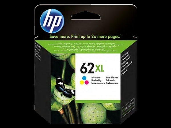 Náplň HP 62XL, C2P07AE barevná (415 stran)