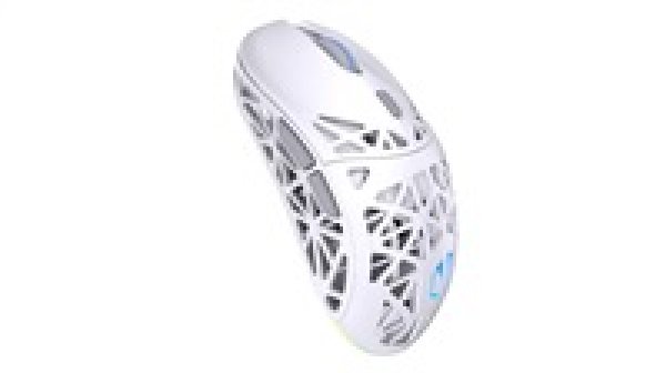 Endorfy Herní myš LIV Plus Wireless Onyx White, Bezdrátová, ARGB, bílá