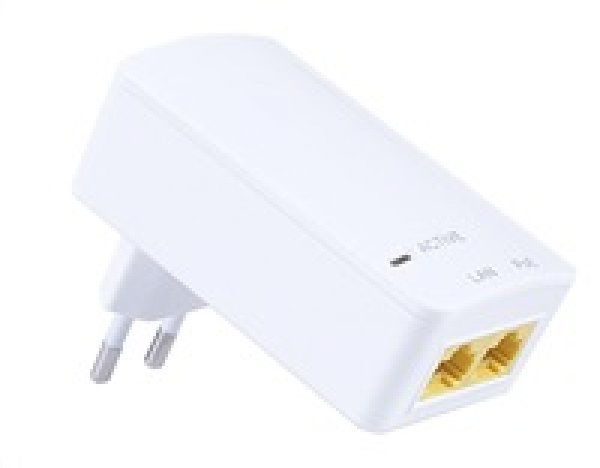 MaxLink PI15S aktivní gigabitový PoE injektor, 802.3af, 15W (48V, 0.32A)