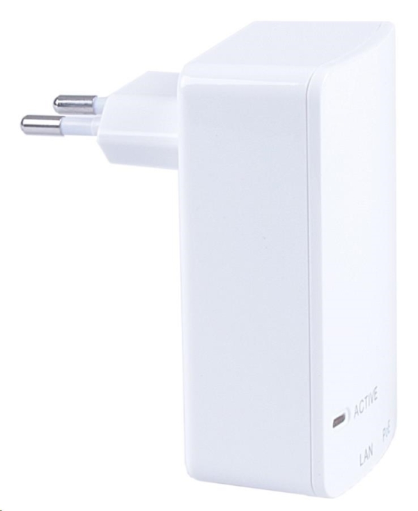 MaxLink PI15S aktivní gigabitový PoE injektor, 802.3af, 15W (48V, 0.32A)