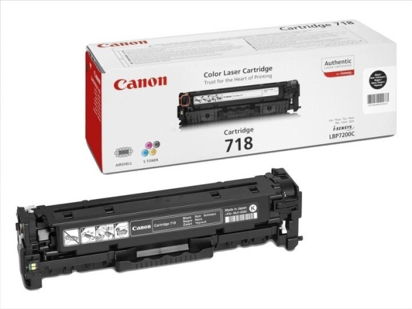 Toner CANON CRG-718 černý (3 400 stran)