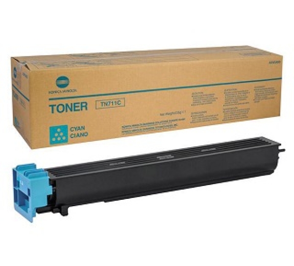 Toner Konica Minolta TN711C A3VU450 azurový