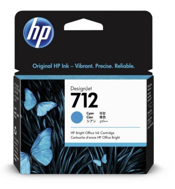 Náplň HP č.712, 3ED67A (29ml) azurová 