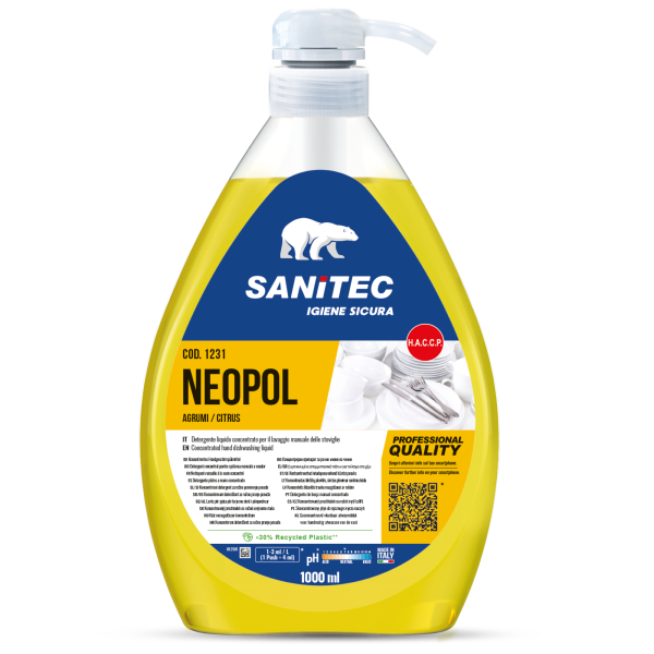 NEOPOL Ultra na nádobí s vůní citrusu 1L