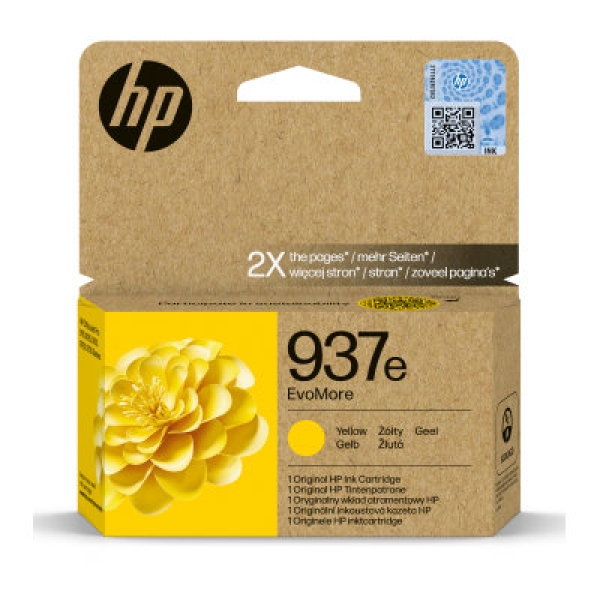 Náplň HP 937e, 4S6W8NE žlutá (1 650 stran)
