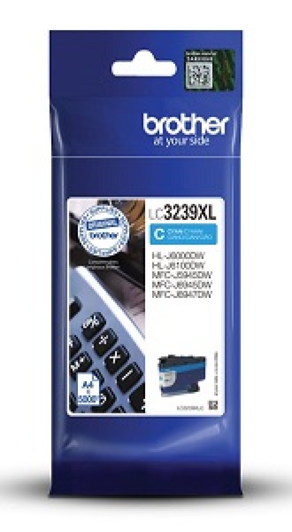 Náplň Brother LC-3239XLC azurová