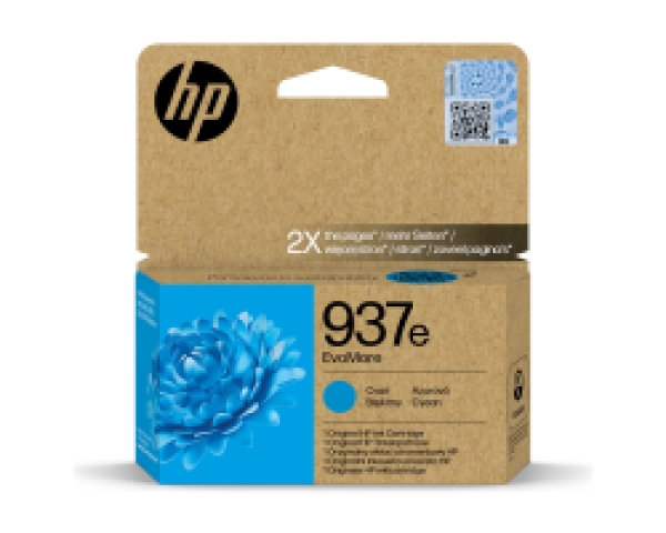 Náplň HP 937e, 4S6W6NE azurová (1 650 stran)