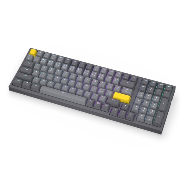 Endorfy herní klávesnice Celeris 1800, bezdrátová, yellow switch, mechanická, CZ layout, RGB