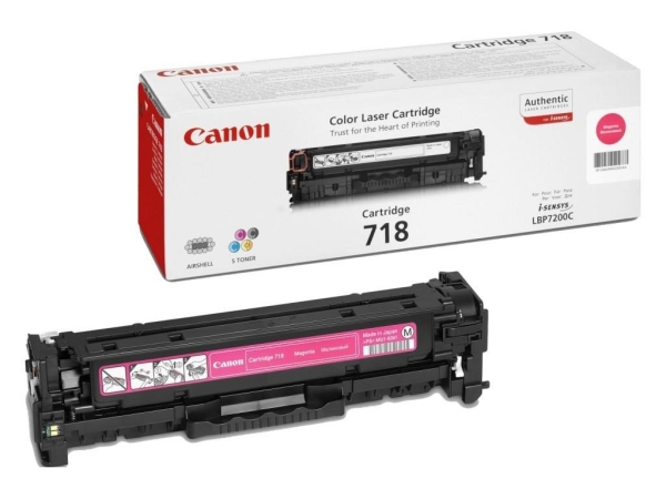 Toner CANON CRG-718 purpurový (2 900 stran)