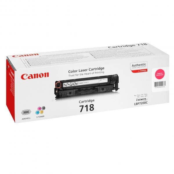 Toner CANON CRG-718 purpurový (2 900 stran)