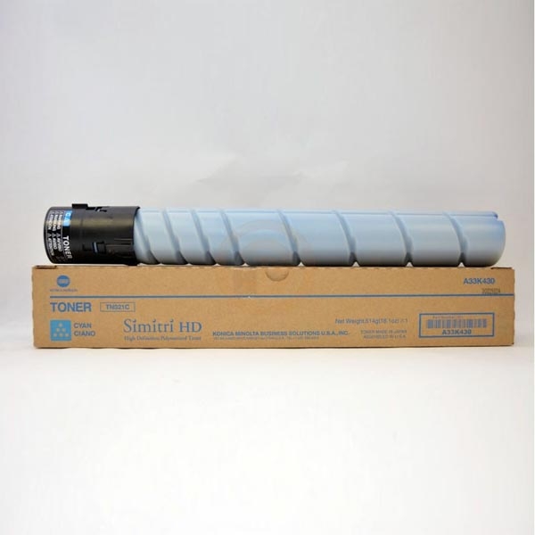 Toner MINOLTA TN-321, A33K450 azurový (25 000 stran)
