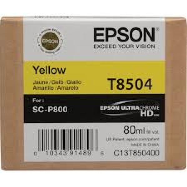 Náplň Epson C13T850400 žlutá