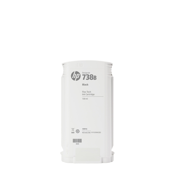 HP 738 300-ml Black DesignJet Ink Cartridge