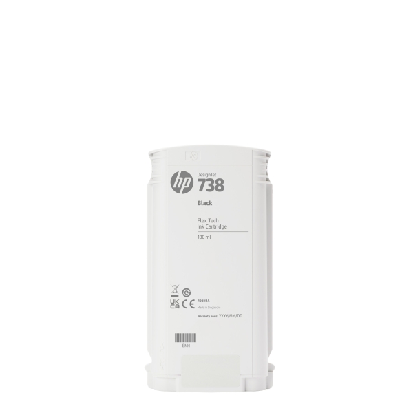 HP 738 300-ml Black DesignJet Ink Cartridge