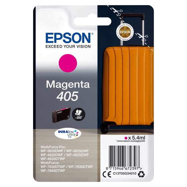 Náplň Epson 405, C13T05G34010 purpurová 