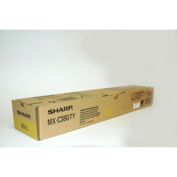 Toner Sharp MX-C38GTY žlutý